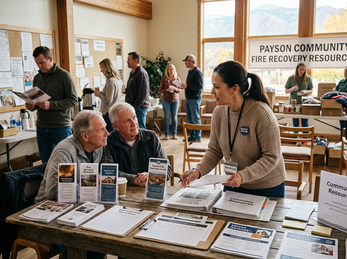 Community Resources for Fire Recovery in Payson Utah